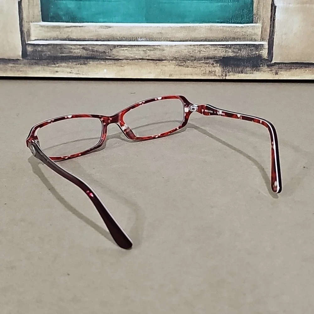 EMILIO PUCCI EP2611 604 Eyeglasses Frame Italy 53-16-140 Brown Crystal
